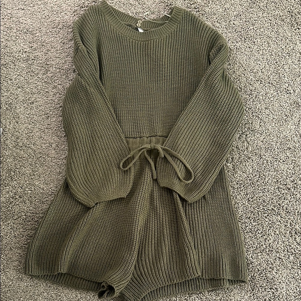 Petal and Pup Knit Romper